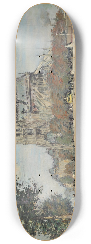 Jean Franois Raffalli - Notre-Dame de Paris et le pont de lArchevch 8.25 inch art skate deck