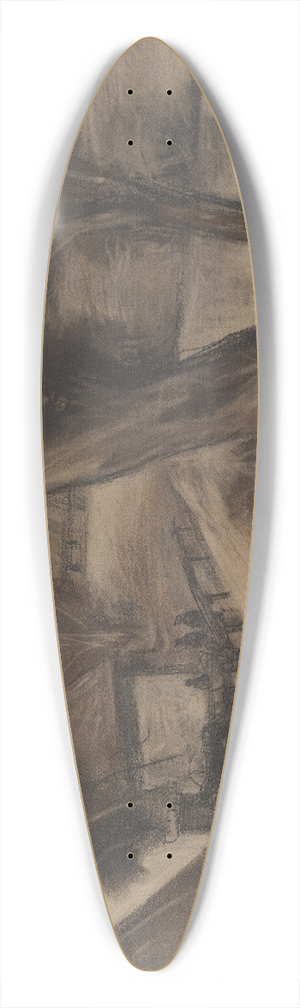 Elmar Leppik - Untitled 39.3 inch art pintail longboard deck