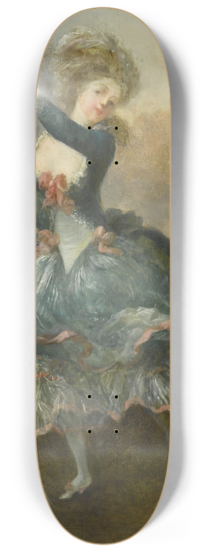 Jean-Frdric Schall - Mademoiselle Duth Dancing (Rosalie Grard, 1752-1820) 8.25 inch art skate deck