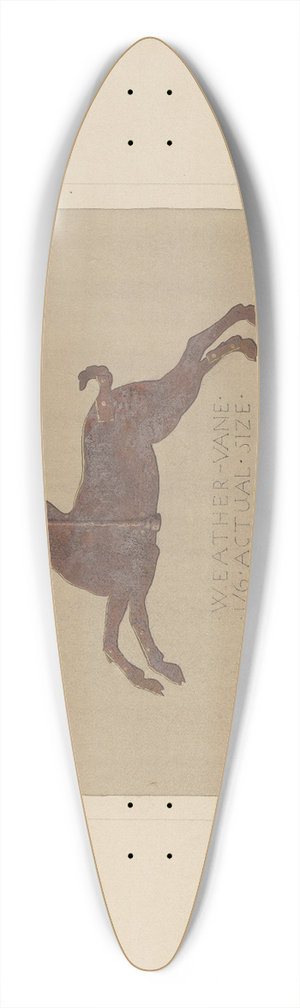Elmer G. Anderson - Weather Vane 39.3 inch art pintail longboard deck