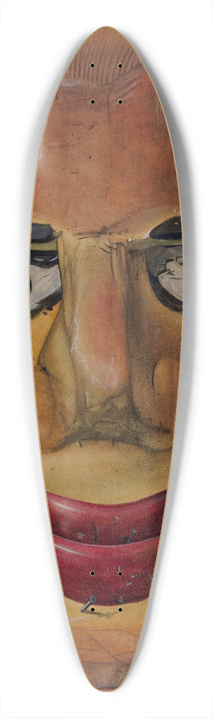 Elmer Weise - Marionette (Detail) 39.3 inch art pintail longboard deck