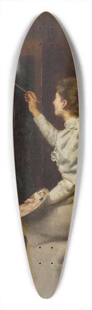 Emanuel Lindgren - I ateljn 39.3 inch art pintail longboard deck