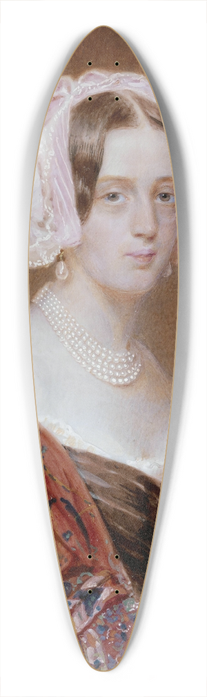 Emanuel Thomas Peter - Bildnis einer jungen Frau 39.3 inch art pintail longboard deck