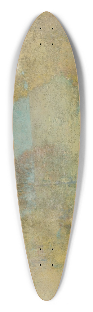Emil Carlsen - Autumn Morning-Fading Moon 39.3 inch art pintail longboard deck