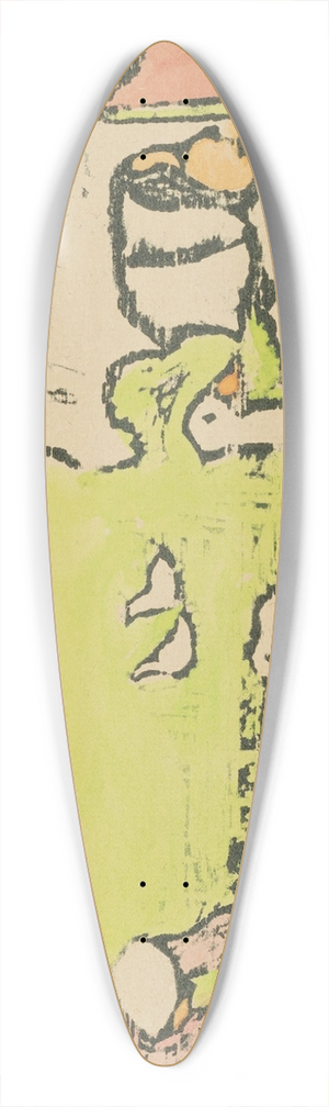 Emile Bernard - La lessive 39.3 inch art pintail longboard deck