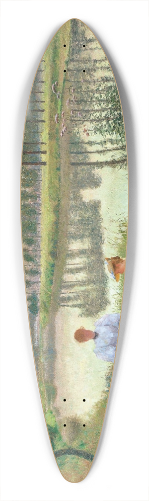 Emile Claus - Soire Dt 39.3 inch art pintail longboard deck
