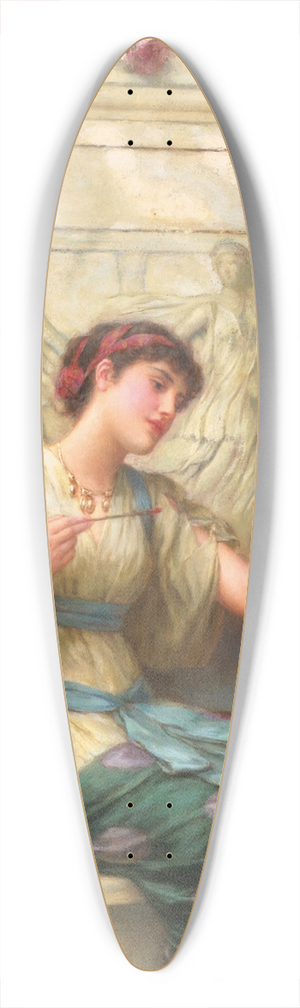 Emile Eisman-Semenowsky - The finishing touch 39.3 inch art pintail longboard deck