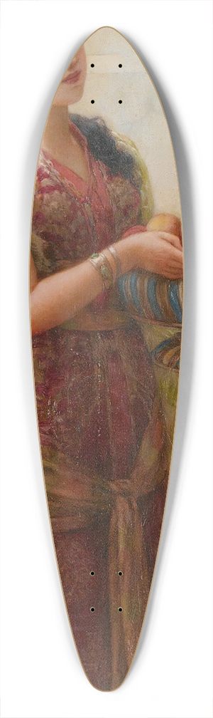 Emile Eisman-Semenowsky - The Fruit Seller 39.3 inch art pintail longboard deck