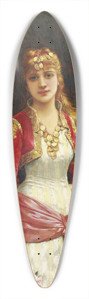 Emile Eisman-Semenowsky - The Young Beauty 39.3 inch art pintail longboard deck