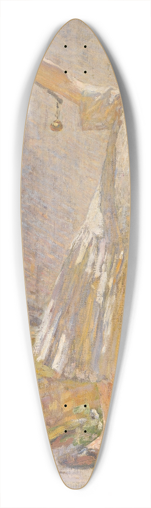 Emilio Longoni - La Venditrice Di Frutta 39.3 inch art pintail longboard deck
