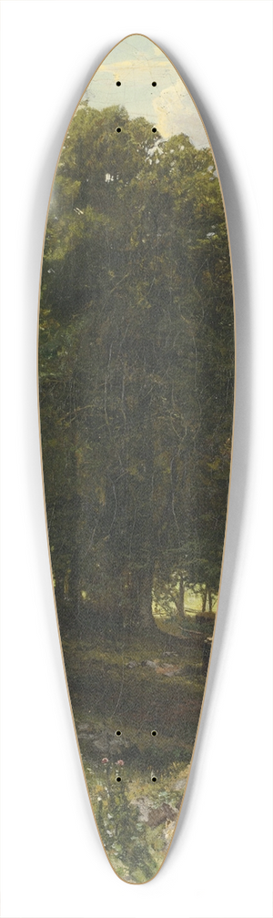 Emil Jakob Schindler - Aus der Ramsau 39.3 inch art pintail longboard deck