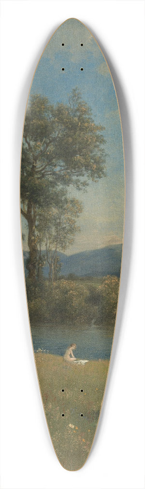 Emil Lugo - Dreisamidylle 39.3 inch art pintail longboard deck