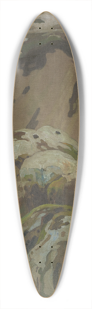 Emil Orlik - Dachstein 39.3 inch art pintail longboard deck