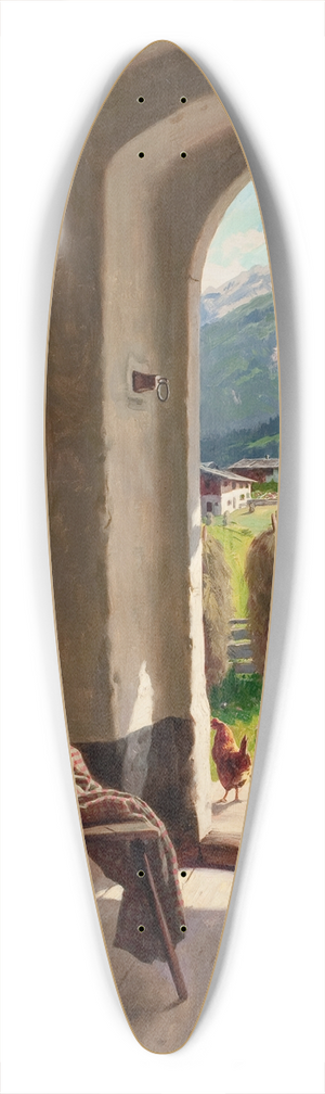 Emil Rau - A Conversation 39.3 inch art pintail longboard deck