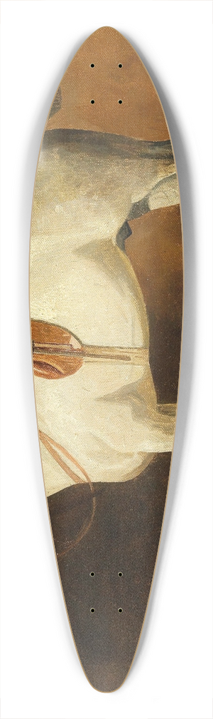 Emil Volkers - Saddled Grey in a Stable 39.3 inch art pintail longboard deck