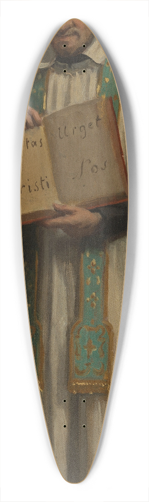 Emmanuel Auguste Masse - Saint Vincent de Paul 39.3 inch art pintail longboard deck