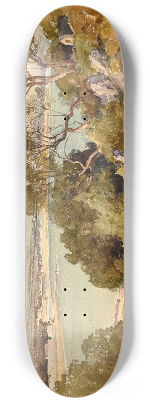 Jean-Henri Zuber - Au cap dAntibes 8.25 inch art skate deck