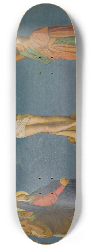 Jean-Hippolyte Flandrin - La Mort De Jsus-Christ Sur Le Calvaire 8.25 inch art skate deck