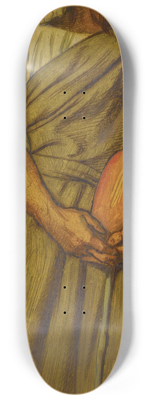 Jean-Hippolyte Flandrin - lise 8.25 inch art skate deck