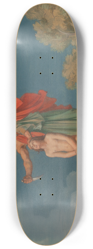 Jean-Hippolyte Flandrin - The Sacrifice of Isaac 8.25 inch art skate deck