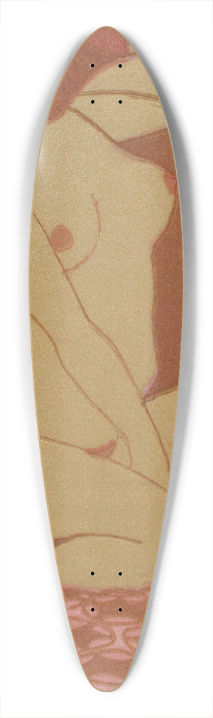 Eric O. W. Ehrstrm - Female Nude 39.3 inch art pintail longboard deck