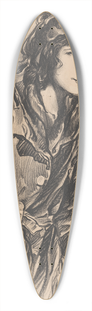 Eric Pape - Helen Hayes 39.3 inch art pintail longboard deck