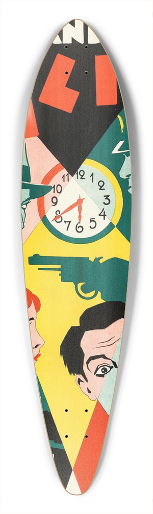 Eric Rohman - Alibi 39.3 inch art pintail longboard deck