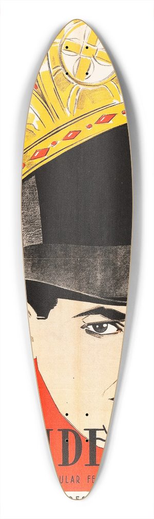 Eric Rohman - A Regular Fellow 39.3 inch art pintail longboard deck