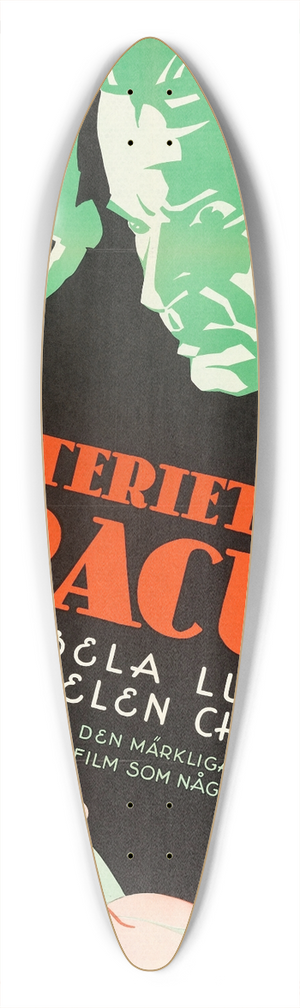 Eric Rohman - Dracula 39.3 inch art pintail longboard deck