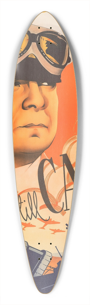 Eric Rohman - Five Graves to Cairo 39.3 inch art pintail longboard deck