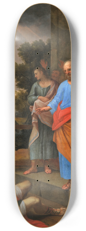 Jean Hlart - Le chtiment dAnanie 8.25 inch art skate deck Jean Hlart - Le chtiment dAnanie 8.25 inch art skate deck