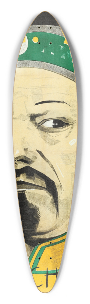 Eric Rohman - Mr. Wu 39.3 inch art pintail longboard deck