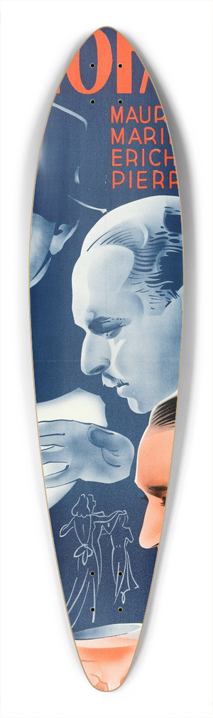 Eric Rohman - Personal Column 39.3 inch art pintail longboard deck