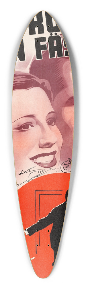 Eric Rohman - The Awful Truth 39.3 inch art pintail longboard deck