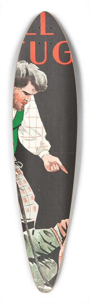 Eric Rohman - Uncle Toms Cabin 39.3 inch art pintail longboard deck