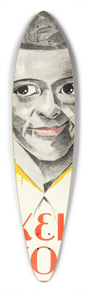 Eric Rohman - Uncle Toms Cabin  Topsy 39.3 inch art pintail longboard deck