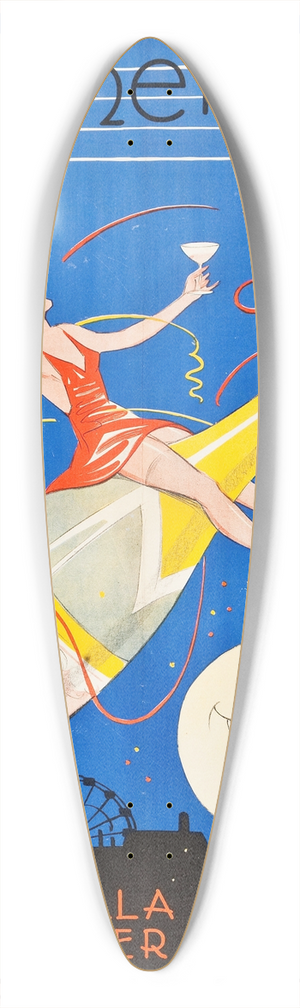 Eric Rohman - Virtue 39.3 inch art pintail longboard deck