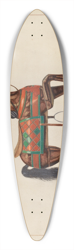 Ernest A. Towers, Jr. - Carousel Horse 39.3 inch art pintail longboard deck