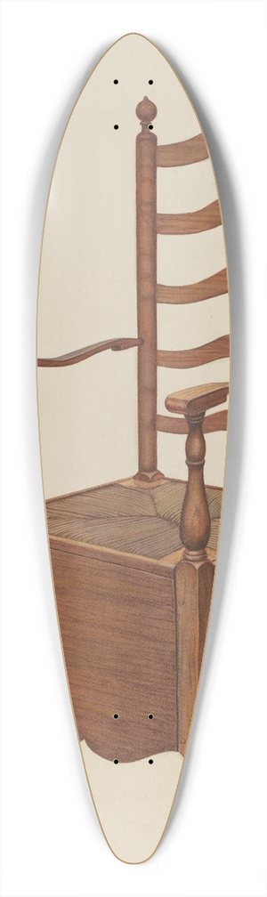 Ernest A. Towers, Jr. - Commode Chair 39.3 inch art pintail longboard deck