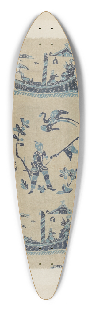 Ernest Capaldo - Printed Cotton 39.3 inch art pintail longboard deck