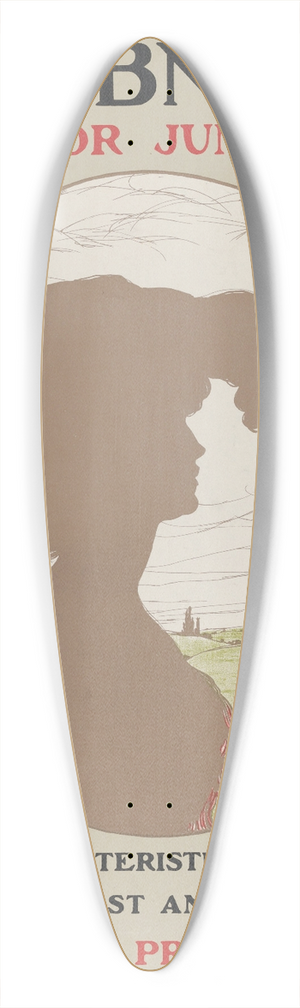 Ernest Haskell - Scribners for June 39.3 inch art pintail longboard deck