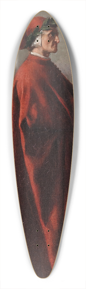 Ernest Meissonier - Dante 39.3 inch art pintail longboard deck