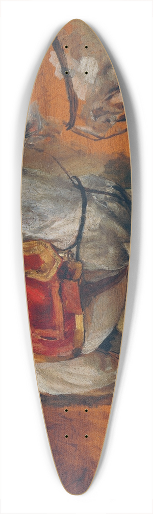 Ernest Meissonier - Studien eines Schimmels 39.3 inch art pintail longboard deck