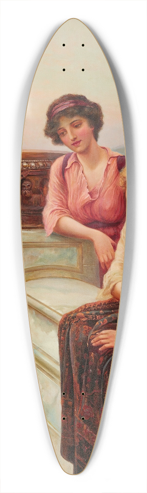 Ernest Walbourn - Goodbye 39.3 inch art pintail longboard deck