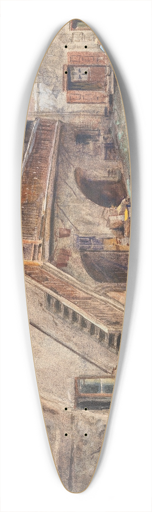 Ernst Graner - Hof in der Kahlenbergerstrae 39.3 inch art pintail longboard deck