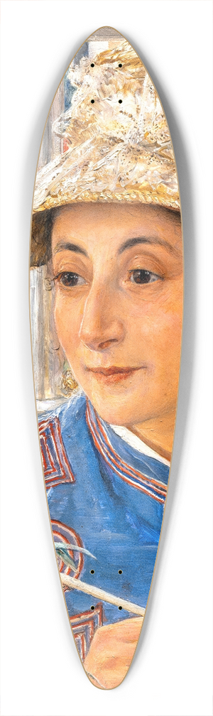 Ernst Josephson - Jeanette Rubenson 39.3 inch art pintail longboard deck