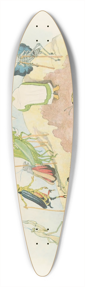 Ernst Kreidolf - Arnika 39.3 inch art pintail longboard deck