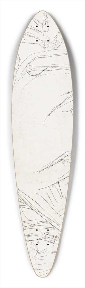 Ernst Ludwig Kirchner - Alpszene 39.3 inch art pintail longboard deck