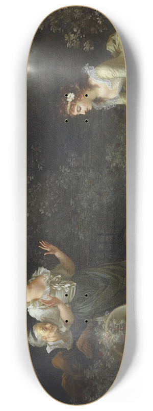 Jean-Honor Fragonard - The First Steps 8.25 inch art skate deck