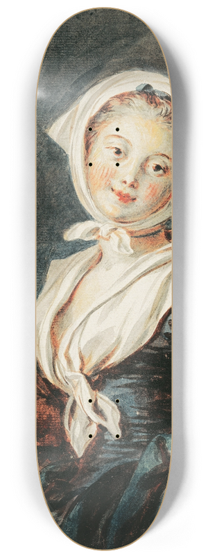 Jean-Honor Fragonard - The Girl with the Marmot 8.25 inch art skate deck